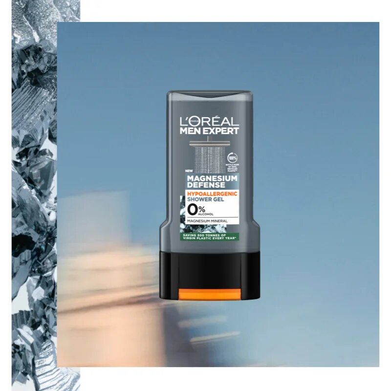 L’Oréal Paris Men Expert Magnesium Defence hypoalergenní sprchový gel pro muže 300 ml