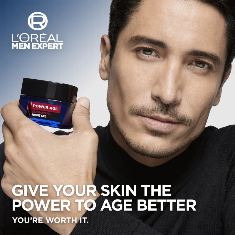 L’Oréal Paris Men Expert Power Age hydratační noční krém vyplňující vrásky 50 ml