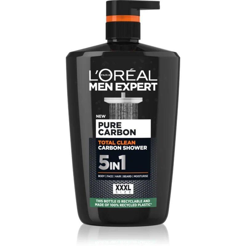 L’Oréal Paris Men Expert Pure Carbon sprchový gel 5 v 1 1000 ml