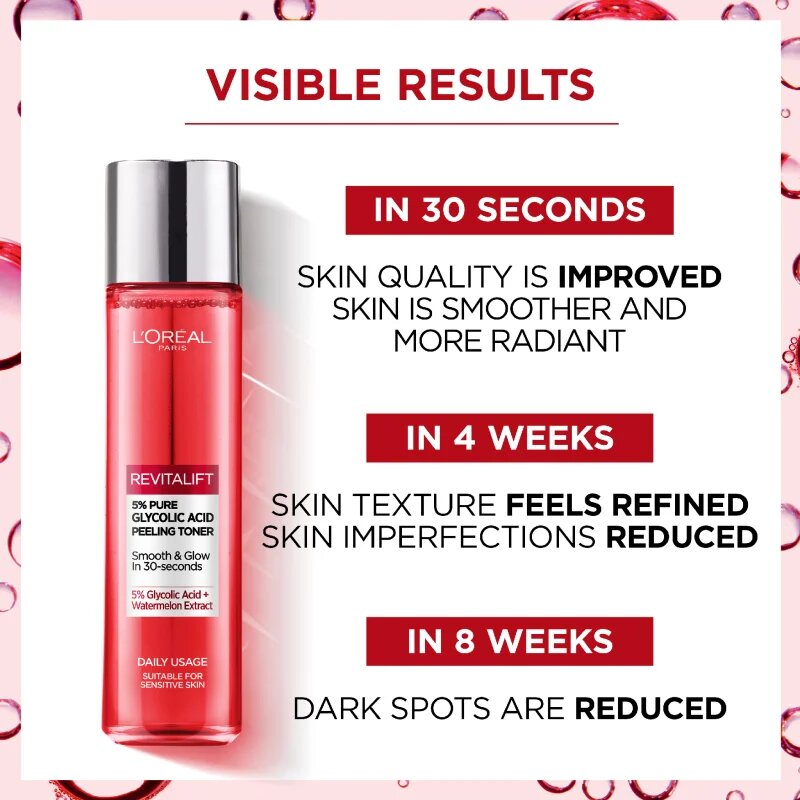 L’Oréal Paris Revitalift Classic exfoliační čisticí tonikum 180 ml