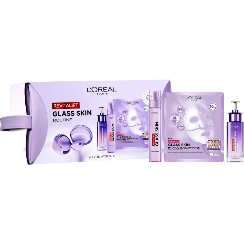 L’Oréal Paris Revitalift Filler Glass Skin dárková sada pro intenzivní péči o pleť