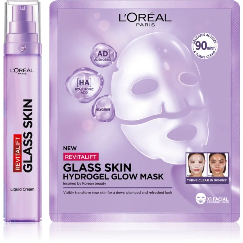 L’Oréal Paris Revitalift Filler Glass Skin sada pro péči o pleť