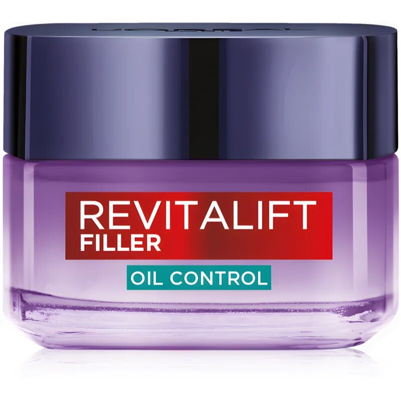 L’Oréal Paris Revitalift Filler Oil Control denní pleťový krém pro mastnou a smíšenou pleť 50 ml