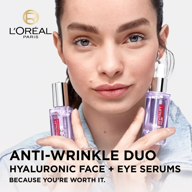 L’Oréal Paris Revitalift Filler sada pro péči o pleť na obličej a oční okolí