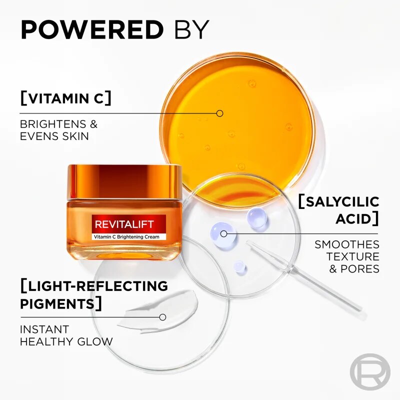 L’Oréal Paris Revitalift Vitamin C revitalizační a rozjasňující krém 50 ml