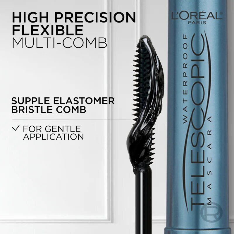 L’Oréal Paris Telescopic voděodolná řasenka odstín Black 8 ml