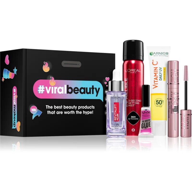 L’Oréal Paris #viralbeauty Box dárková sada pro ženy
