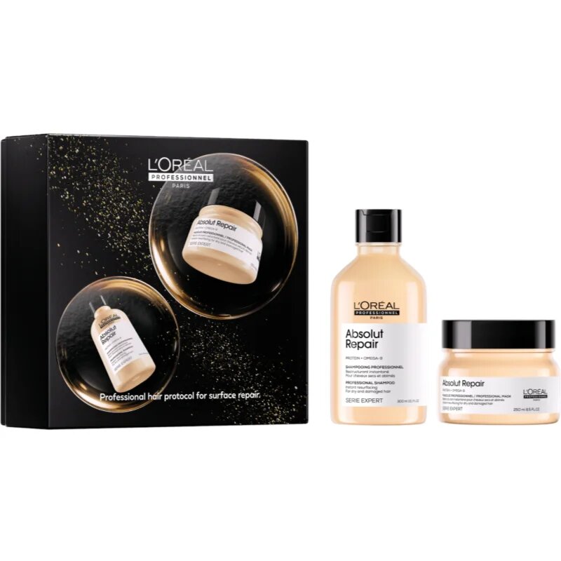 L’Oréal Professionnel Serie Expert Absolut Repair dárková sada s regeneračním účinkem pro suché vlasy