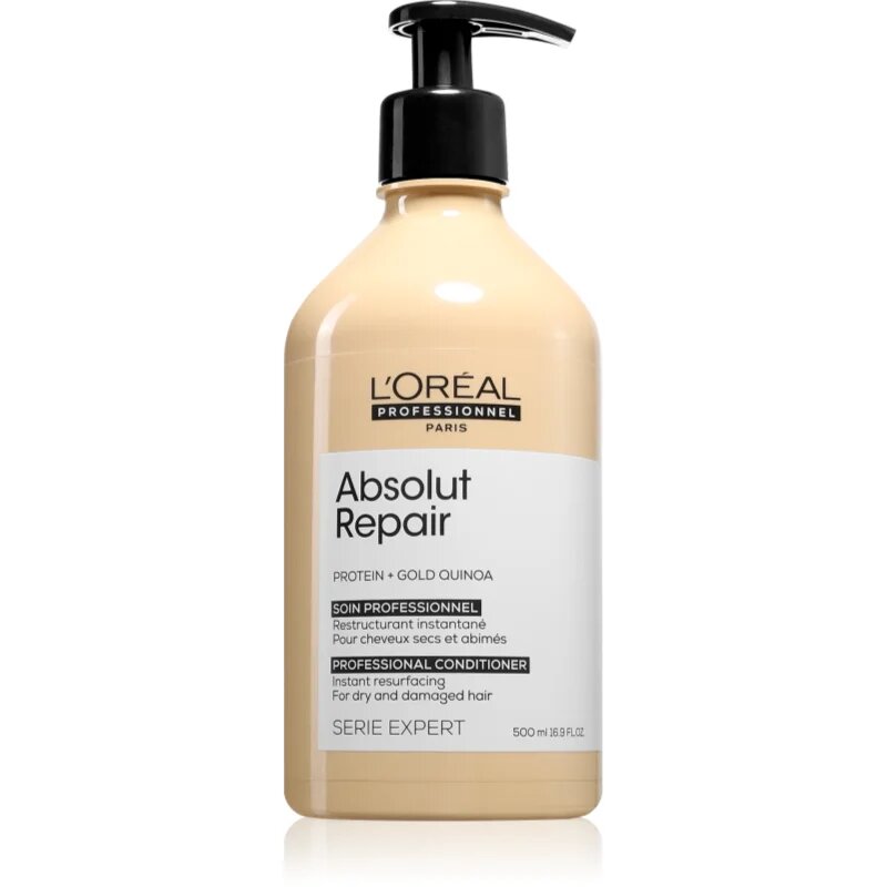 L’Oréal Professionnel Serie Expert Absolut Repair hloubkově regenerační kondicionér pro suché a poškozené vlasy 500 ml