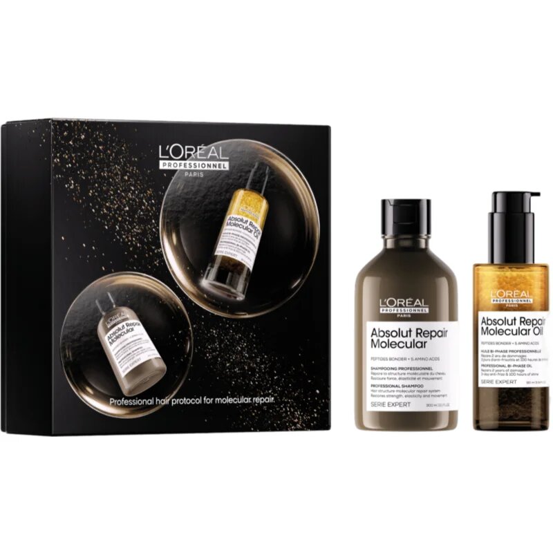 L’Oréal Professionnel Serie Expert Absolut Repair Molecular dárková sada s vyživujícím účinkem