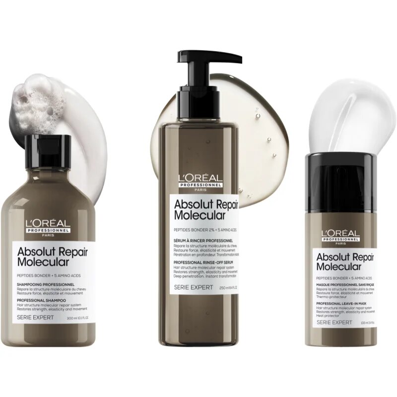 L’Oréal Professionnel Serie Expert Absolut Repair Molecular výhodné balení pro poškozené vlasy