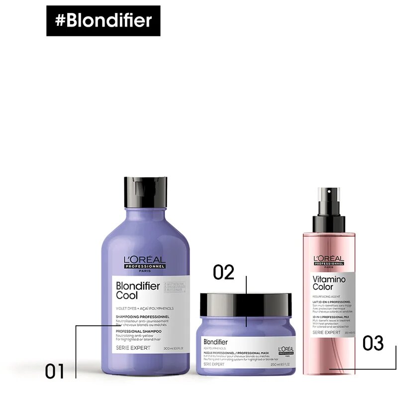 L’Oréal Professionnel Serie Expert Blondifier regenerační a obnovující maska pro blond a melírované vlasy 250 ml