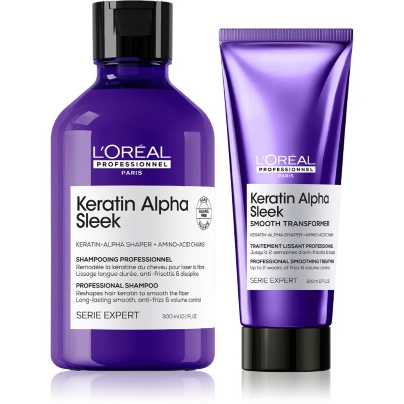 L’Oréal Professionnel Serie Expert Keratin Alpha Sleek sada pro uhlazení vlasů