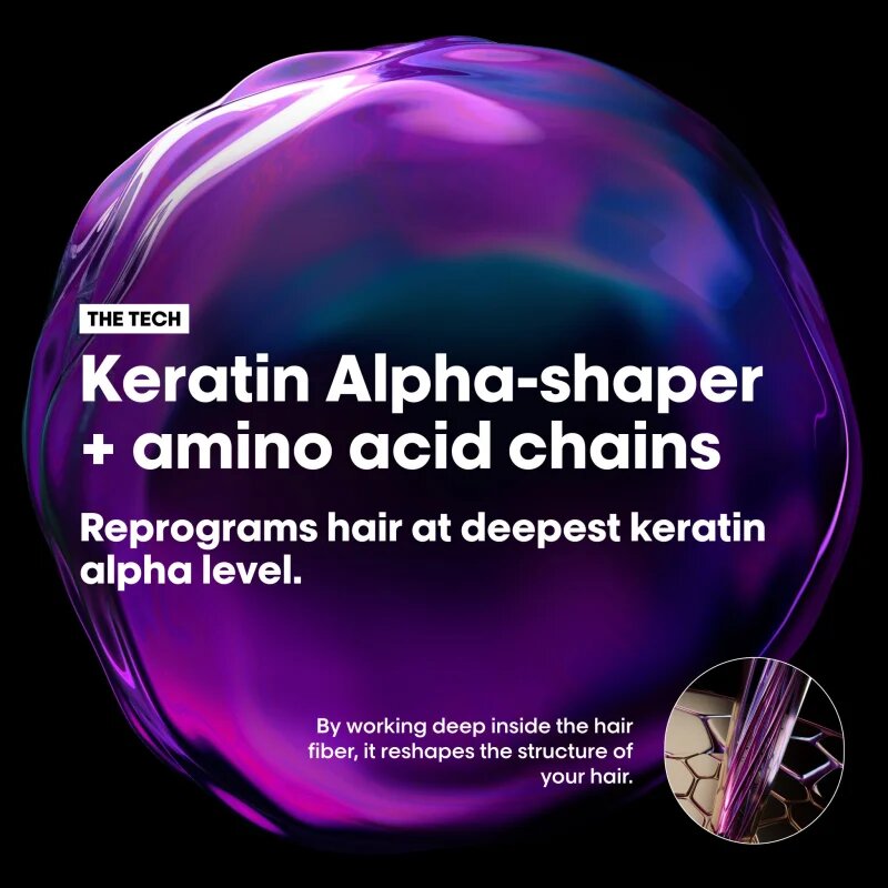 L’Oréal Professionnel Serie Expert Keratin Alpha Sleek šampon pro hladký vzhled vlasů 500 ml