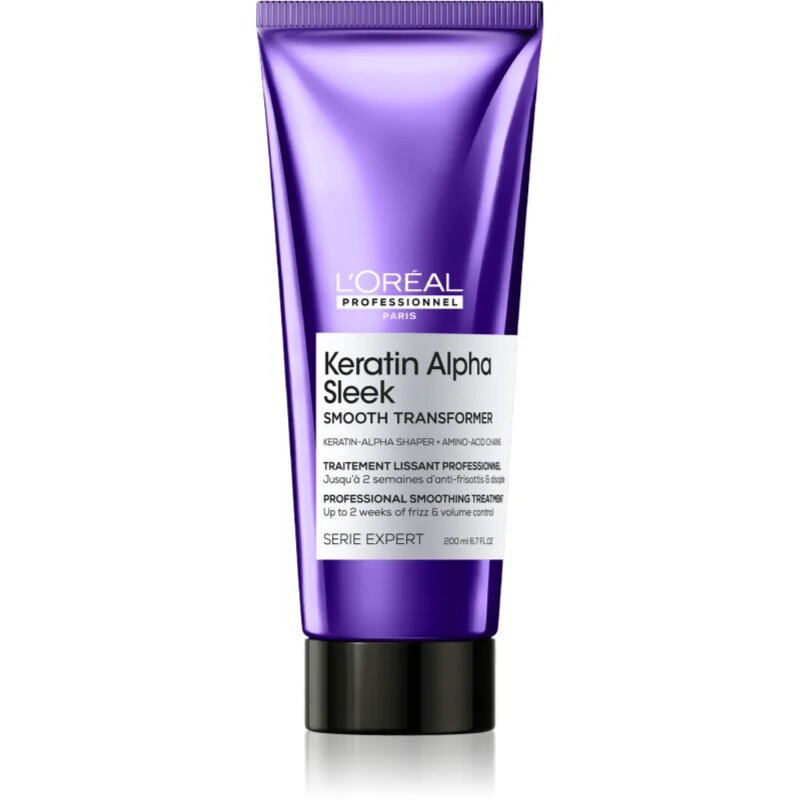 L’Oréal Professionnel Serie Expert Keratin Alpha Sleek vlasová kúra pro hladký vzhled vlasů 200 ml