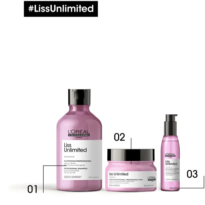 L’Oréal Professionnel Serie Expert Liss Unlimited uhlazující maska pro nepoddajné vlasy 250 ml