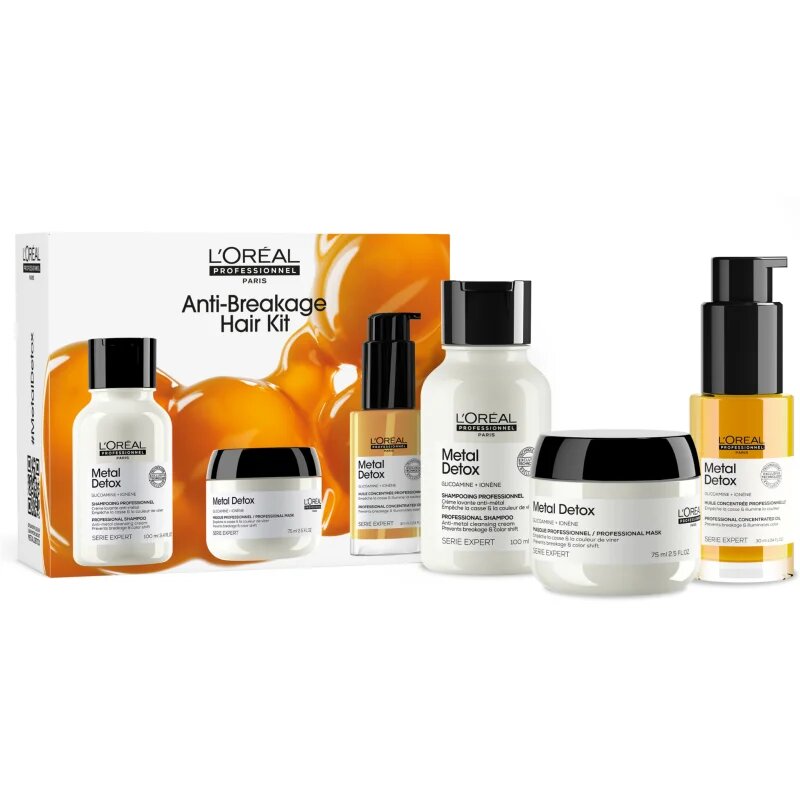 L’Oréal Professionnel Serie Expert Metal Detox dárková sada pro barvené a poškozené vlasy