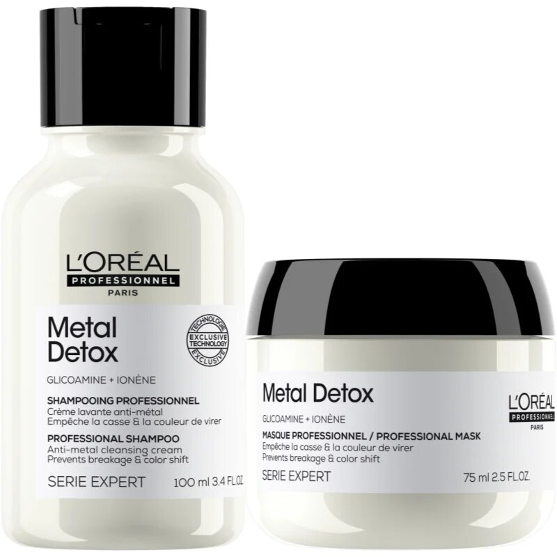 L’Oréal Professionnel Serie Expert Metal Detox dárková sada pro barvené a poškozené vlasy pro ženy