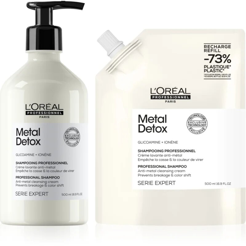 L’Oréal Professionnel Serie Expert Metal Detox výhodné balení pro poškozené vlasy