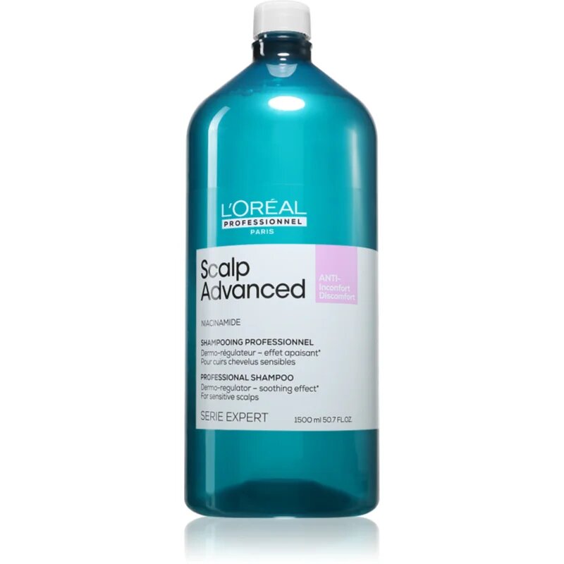 L’Oréal Professionnel Serie Expert Scalp Advanced šampon pro citlivou a podrážděnou pokožku hlavy 1500 ml