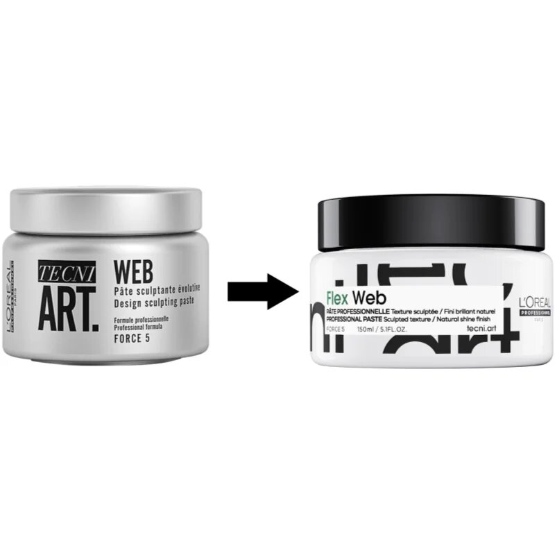 L’Oréal Professionnel Tecni.Art Web Design stylingová pasta pro strukturu a lesk 150 ml