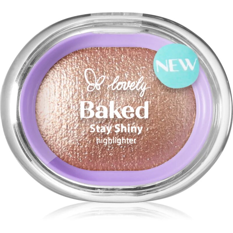 Lovely Baked Stay Shiny Highlighter zapečený rozjasňovač odstín 03 4 g