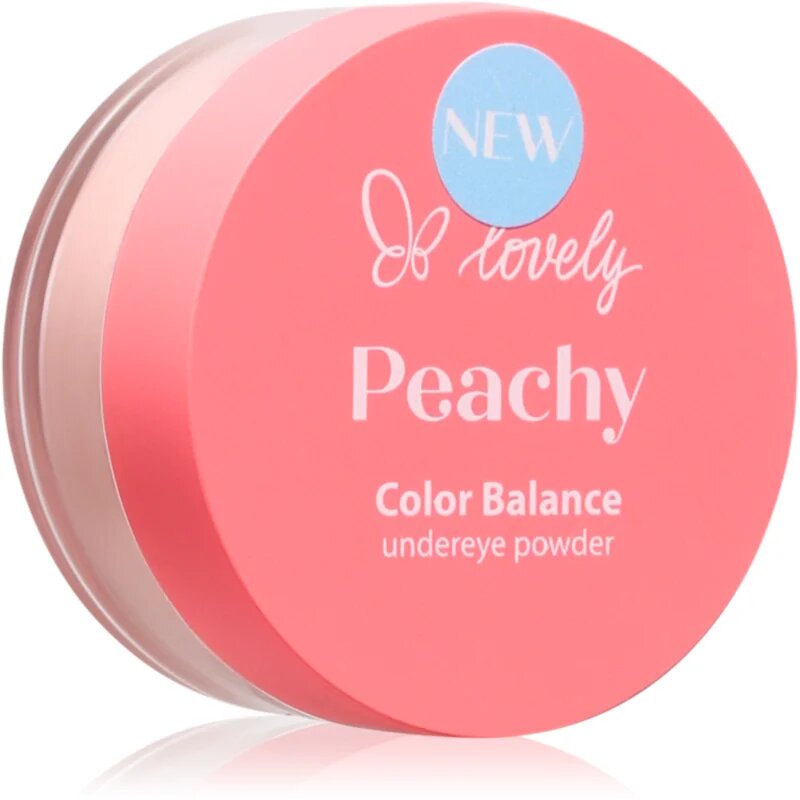 Lovely Peachy Color Balance Undereye Powder sypký pudr odstín Peach 3.5 g