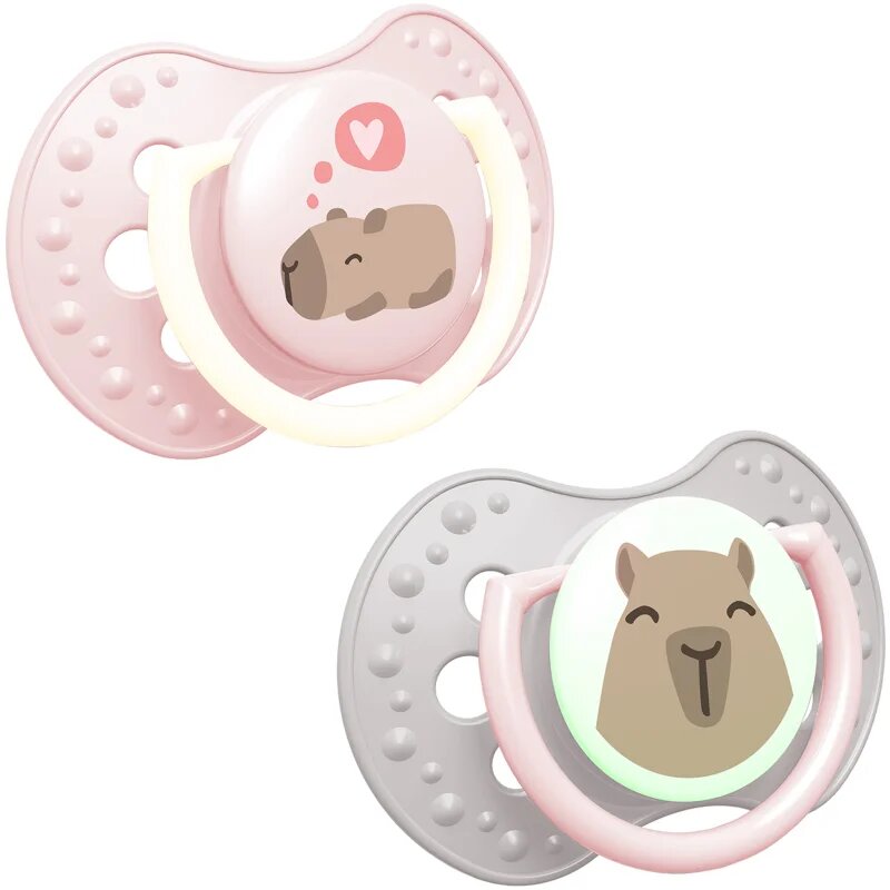 LOVI CAPICHILL 0-6m dudlík Girl 2 ks