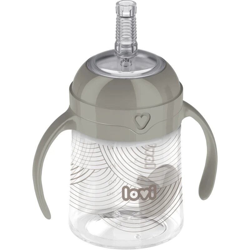 LOVI First Cup hrnek s brčkem 1 ks