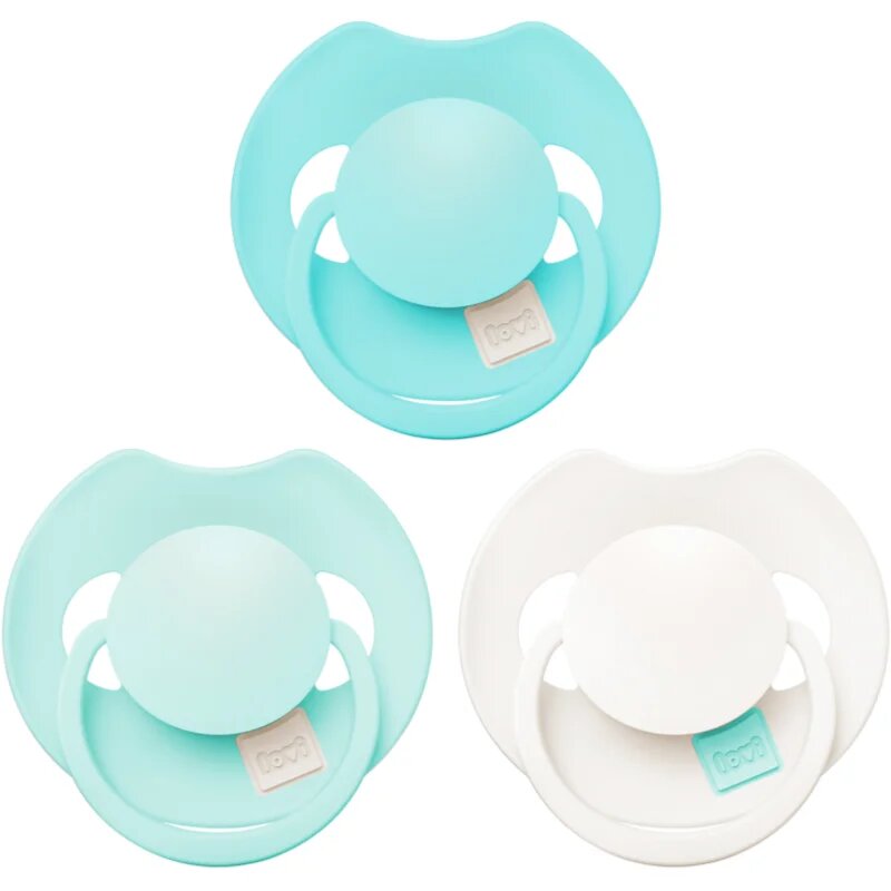 LOVI PRIME 18m+ dudlík Aqua Green 3 ks