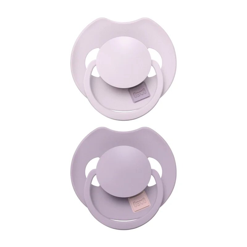 LOVI PRIME 18m+ dudlík Baby Lilac/Violet 2 ks