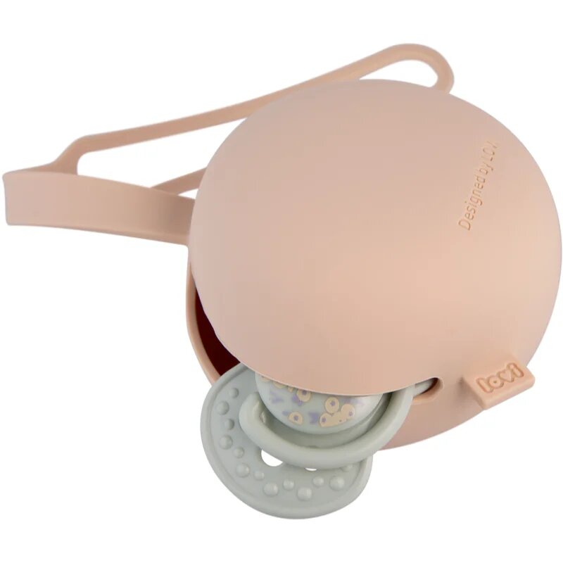 LOVI Silicone Soother Case 0+ m krabička na dudlík Nude 1 ks