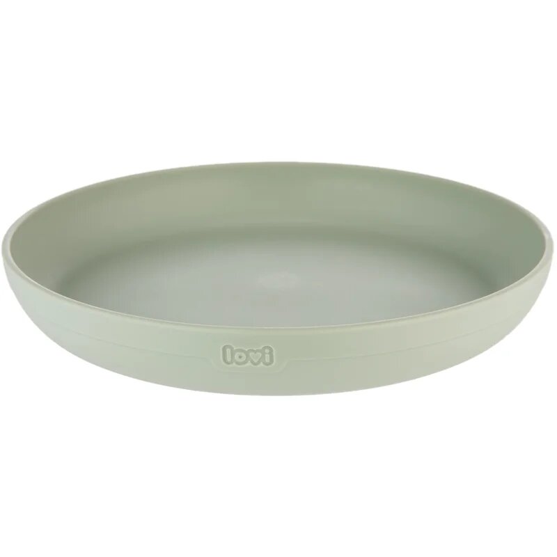 LOVI Tableware Set with Cup jídelní sada Pistachio 3 ks