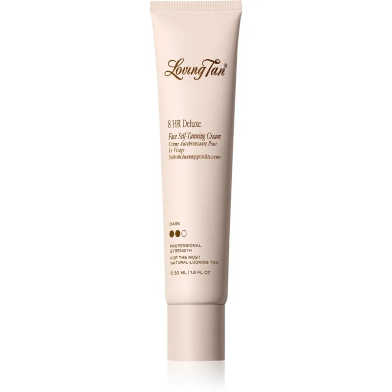 Loving Tan Deluxe Face Tan samoopalovací krém na obličej odstín Dark 50 ml