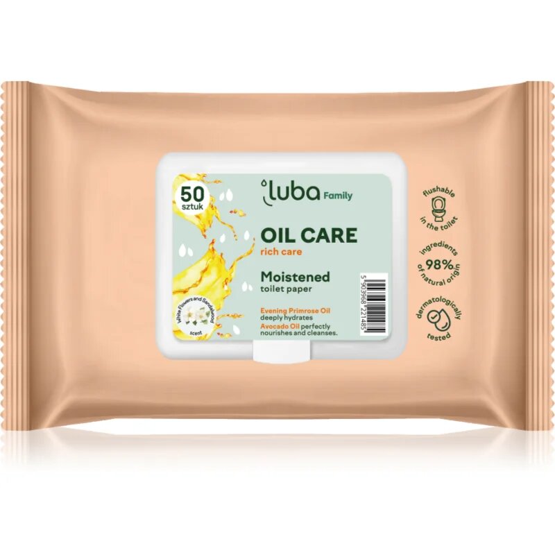 Luba Family Oil Care vlhčený toaletní papír 50 ks