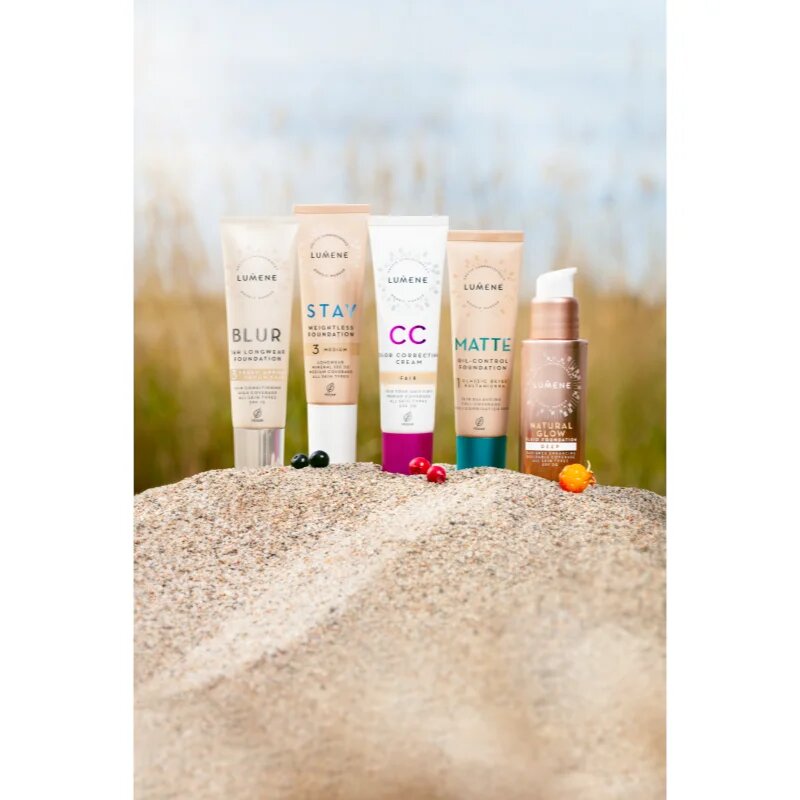 Lumene Blur 16h Longwear dlouhotrvající make-up SPF 15 odstín 3 Fresh Apricot (Warm) 30 ml