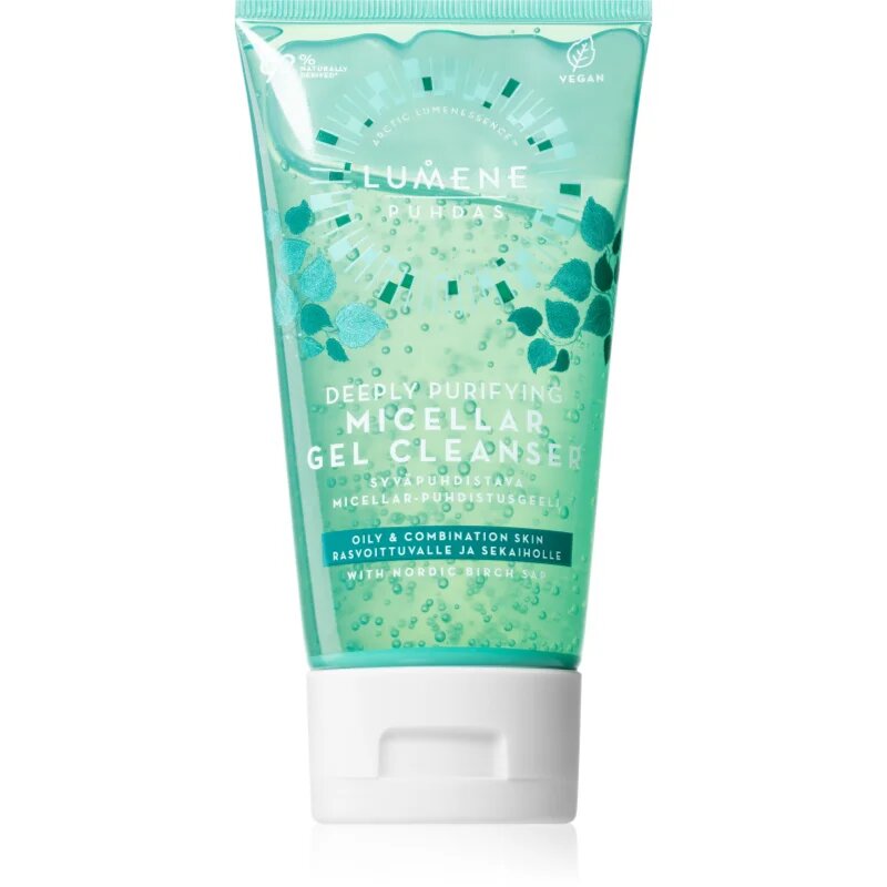 Lumene Deeply Purifying [PUHDAS] čisticí micelární gel pro mastnou a smíšenou pleť 150 ml
