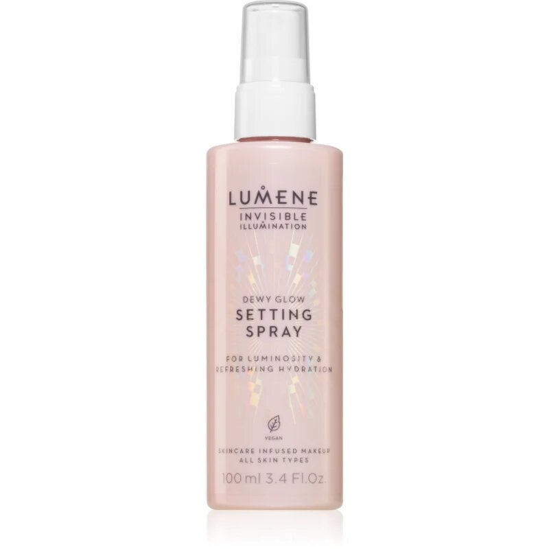 Lumene Invisible Illumination Dewy Glow rozjasňující fixační sprej 100 ml