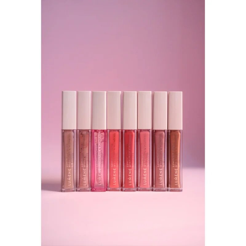 Lumene Luminous Shine hydratační lesk na rty odstín 2 Old Rose 5 ml