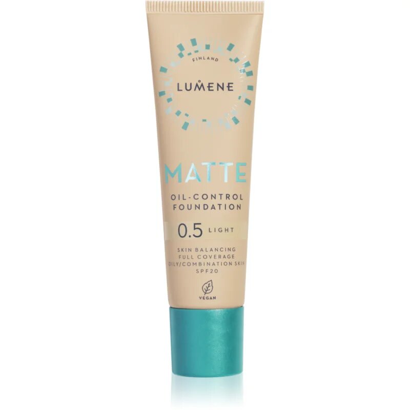 Lumene Matte Oil-Control matující make-up SPF 20 odstín 05 Fair Nude / Light 30 ml