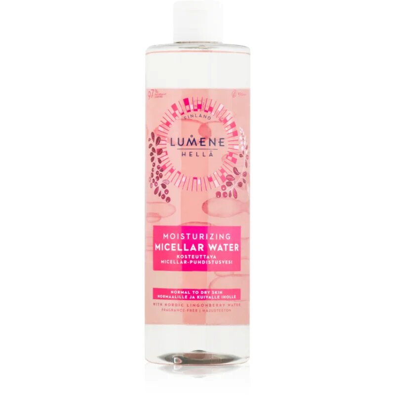 Lumene Moisturizing [HELLÄ] micelární voda pro normální až suchou pleť 400 ml