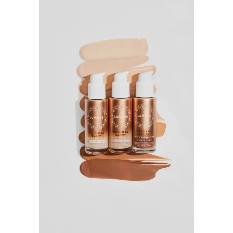 Lumene Natural Glow rozjasňující make-up pro přirozený vzhled SPF 20 odstín 2 Medium (Cool) 30 ml