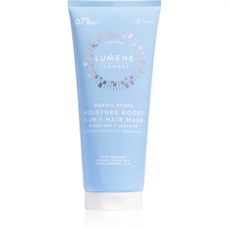 Lumene Nordic Hydra [LÄHDE] Moisture Boost hydratační maska na vlasy 2 v 1 200 ml