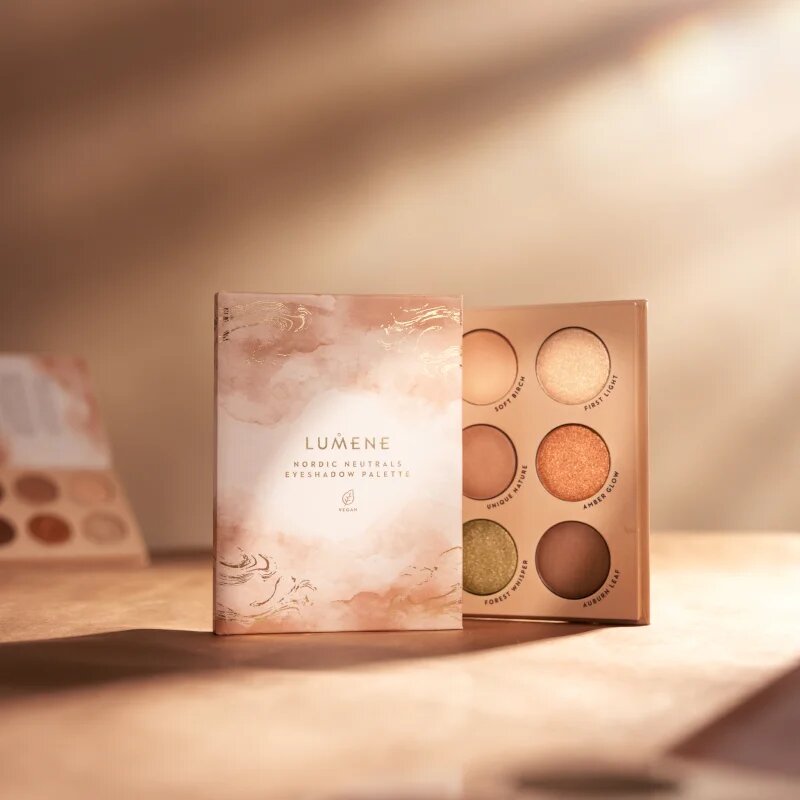 Lumene Nordic Makeup paletka očních stínů Nordic Neutrals 8 g