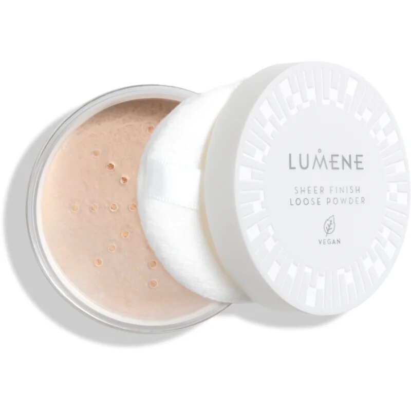 Lumene Nordic Makeup Sheer Finish matující transparentní pudr 8 g