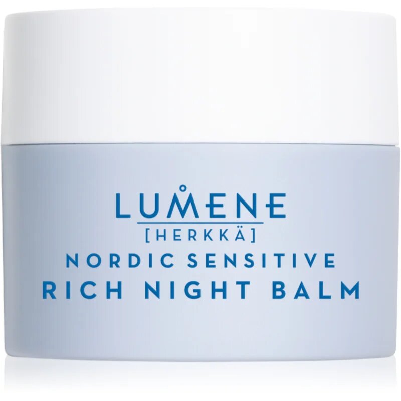 Lumene Nordic Sensitive [HERKKÄ] Rich Night Balm zklidňující noční balzám pro citlivou pleť 50 ml