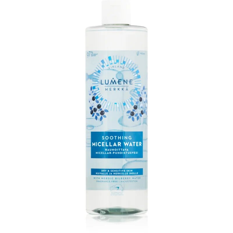Lumene Nordic Sensitive [HERKKÄ] Soothing zklidňující micelární voda pro suchou až citlivou pleť 400 ml