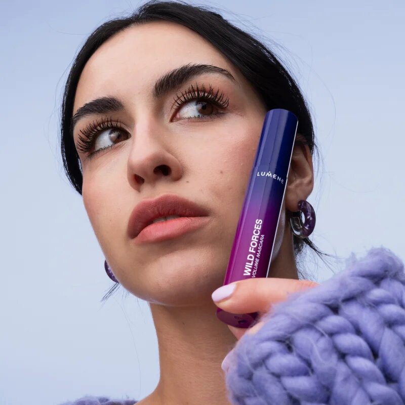 Lumene Wild Forces Volume Mascara objemová řasenka odstín Black 14 ml