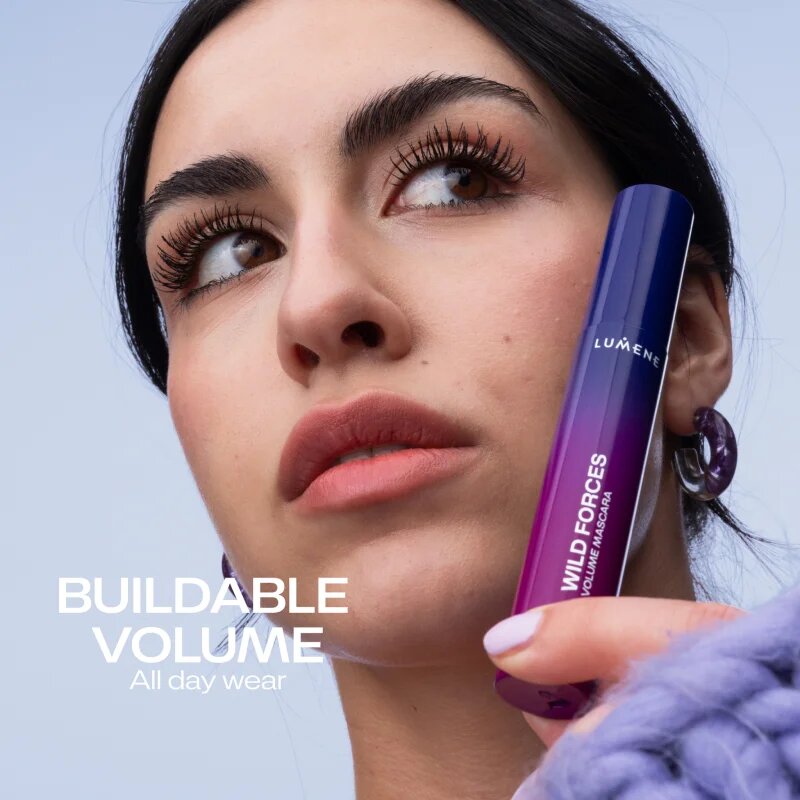 Lumene Wild Forces Volume Mascara objemová řasenka odstín Brown 14 ml