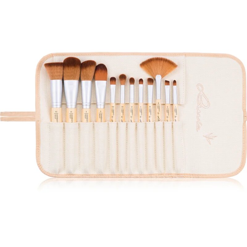 Luvia Cosmetics Bamboo Bamboo’s Root sada štětců s pouzdrem